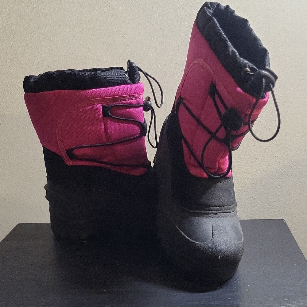 Itasca Kids Boots - Pink and Black